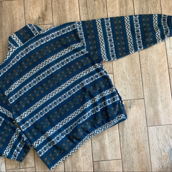 Vintage BIKE pullover all over pattern fleece - Picture 8 of 14